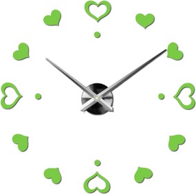 SENTOP | Nástenné hodiny ako obraz moderné hodiny vyrobené z plastu 12S046-S-Wall clock HEU- analógové