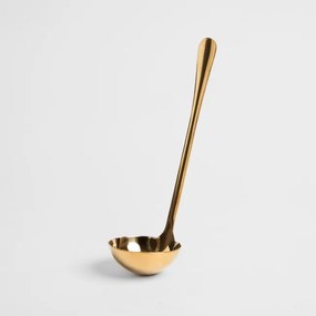 Súprava príborov ABELE s lopatkou a naberačkou, zlatá 18 ks 721878
