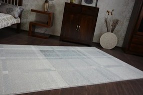 Kusový koberec AKRYLOVÝ PATARA 0225 krémový/tyrkysový