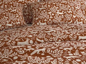 Obliečky z mikrovlákna FOREST ANIMALS hnedé Rozmer obliečky: 70 x 90 cm | 140 x 200 cm