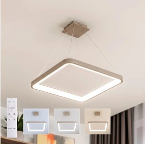 BRILAGI - LED Stm luster na lanku FALCON SLIM LED/50W/230V 50x50 cm béžová + DO