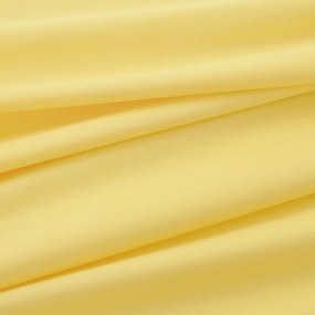 Goldea behúň na stôl 100% bavlnené plátno - žltý 35x140 cm