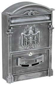 Poštová schránka BK 301, strieborná
