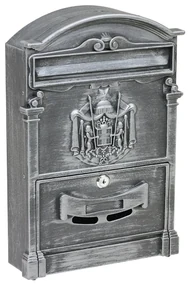 Poštová schránka BK 301, strieborná