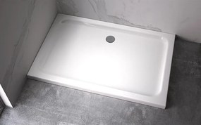 BPS-koupelny Obdĺžniková akrylátová sprchová vanička HYD-OSV-ST06C 120x100 biela