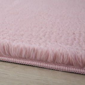 Ayyildiz Kusový koberec POUFFY 5100, Ružová Rozmer koberca: 60 x 110 cm