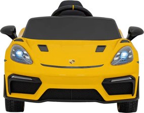Elektrické autíčko Porsche Spyder RS 718 Lakier žlté