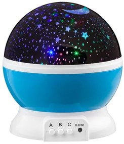 LED Star Light projektor nočnej oblohy - modrá