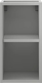 Mexen Box-A, otvorená skrinka s policou 25 cm, sivá matná, 91AX2-0250-470-0-62