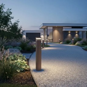 Ideal Lux - LED Vonkajšia lampa BOEING LED/14W/230V pr. 70 cm IP65 hnedá