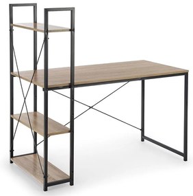 Písací stôl Narvik b sonoma/čierna