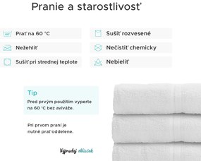 Uterák BIBAZ 50x100 cm, antracitový, 100% bavlna