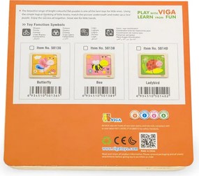 Puzzle na podložke Viga 50136 motýľ