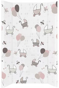 Vulpi Tvrdá prebaľovacia podložka 70x47 Akces Pink