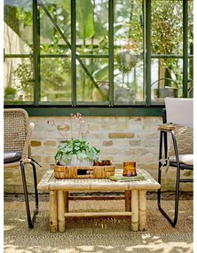 Sivo-béžové záhradné kreslo Mundo – Bloomingville