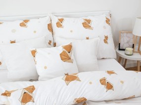 Bavlnená obliečka na vankúš Renforcé 70 × 90 cm – Líšky