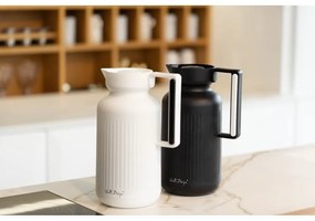 Matne čierna termoska 1 l Lungo – Vialli Design