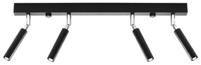Bodové svietidlo Eyetech, 4x čierne kovové tienidlo, (možnosť polohovania)
