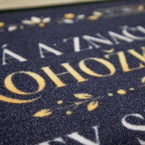 Mercury Flooring, Drahá a značková rohožka 40x60 cm - na von aj na doma, 40x60, čierna