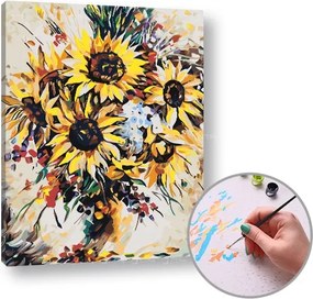 Maľovanie podľa čísel KVETY – vysoká náročnosť
