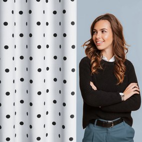 ZATEMŇOVACÍ ZÁVES NA PÚTKACH BUSA 140X270 CM VZOROVANÁ