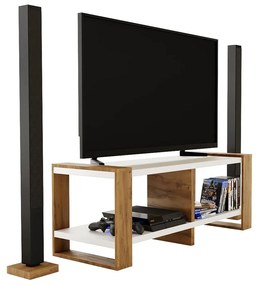 TV Stolík Nico (craft zlatý + biela). Vlastná spoľahlivá doprava až k Vám domov. 1092043