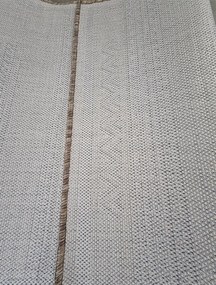 HU Sivý sisalový koberec Sizal Sive-stvorce Rozmer: 40x60 cm