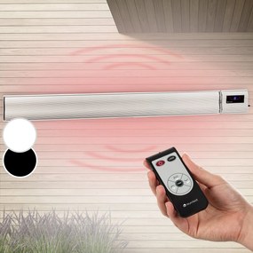 Cosmic Beam Plus, infračervený terasový ohrievač, 2400 W, IP44, diaľkový ovládač, biely