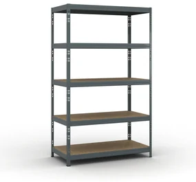 Policový regál 1966x1200x600 mm, nosnosť 280kg