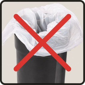 Pedálový oceľový odpadkový kôš 3 l Leman - Wenko