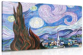 Obraz reprodukcia Hviezdna noc - Vincent van Gogh