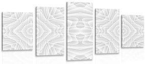 5-dielny obraz s kaleidoskopovým vzorom - 200x100