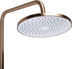 Rea Ontario, sprchový set nástenný s dažďovou sprchou, medená matná, REA-P9496