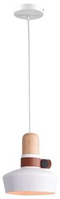 Zambelis 1992 - Luster na lanku 1xE27/40W/230V dub/biela