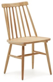 Jedálenské stoličky v súprave 2 ks z kaučukového dreva v prírodnej farbe – Kave Home