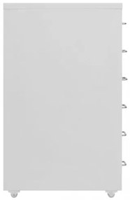 vidaXL Mobilná kartotéka sivá 28x41x69 cm kov-