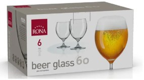 Rona Poháre na pivo UNIVERSAL 600 ml, 6 ks