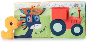 Lilliputiens - textilná knižka - Káčer Gaspard na farme