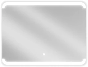 Mexen Nida, LED kúpeľňové zrkadlo s podsvietením 80x60 cm, 6000K, ochrana proti zahmlievaniu, 9806-080-060-611-00