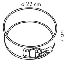 4306 recenziíTESCOMA forma na tortu rozkladacia DELÍCIA ø 22 cm , 22 cm