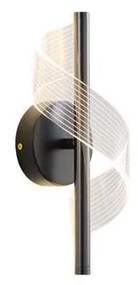 Eurolamp LED Nástenné svietidlo LED/8W/230V 3000K čierna EU0303