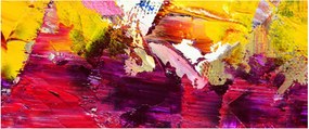 Obraz abstrakcie - maľba (120x50 cm)