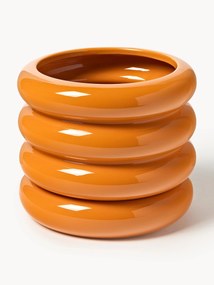 Malý kvetináč z kameniny Rudi, V 16 cm