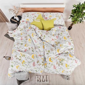 Obliečky bavlnené Luiza EMI: Predĺžený set jednolôžko obsahuje 1x 140x220 + 1x 70x90