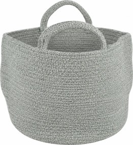Úložný kôš s úchytmi COTTON HAVEN 35x35 cm - viac farieb Farba: Růžovohnědá