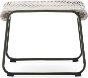 Sivozelená záhradná podnožka Maurina – Kave Home