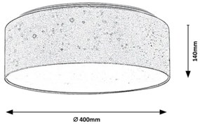 Rabalux - LED stropné svietidlo LED/22W/230V krémové