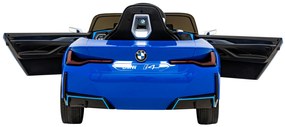 BMW i4 auto na batérie pre deti modré + diaľkové ovládanie