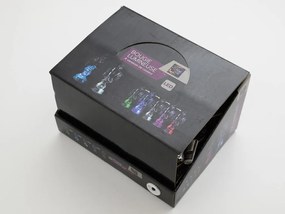 LED stĺpová sviečka SANTA 16 cm transparentná - viac variantov