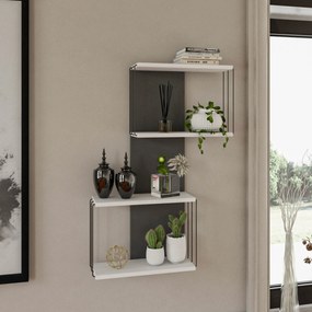 Fali polc Destan - White